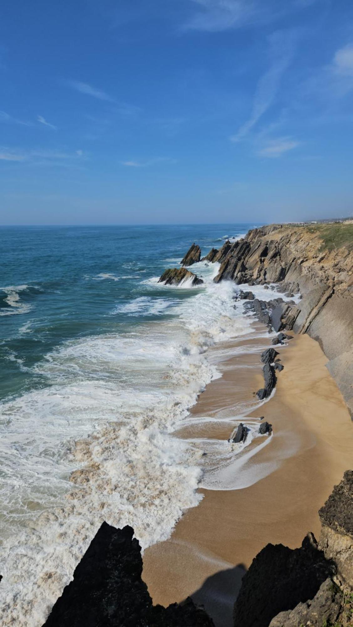 Nazare Uninterrupted Views And Sounds Of The Sea Daire Pataias Dış mekan fotoğraf