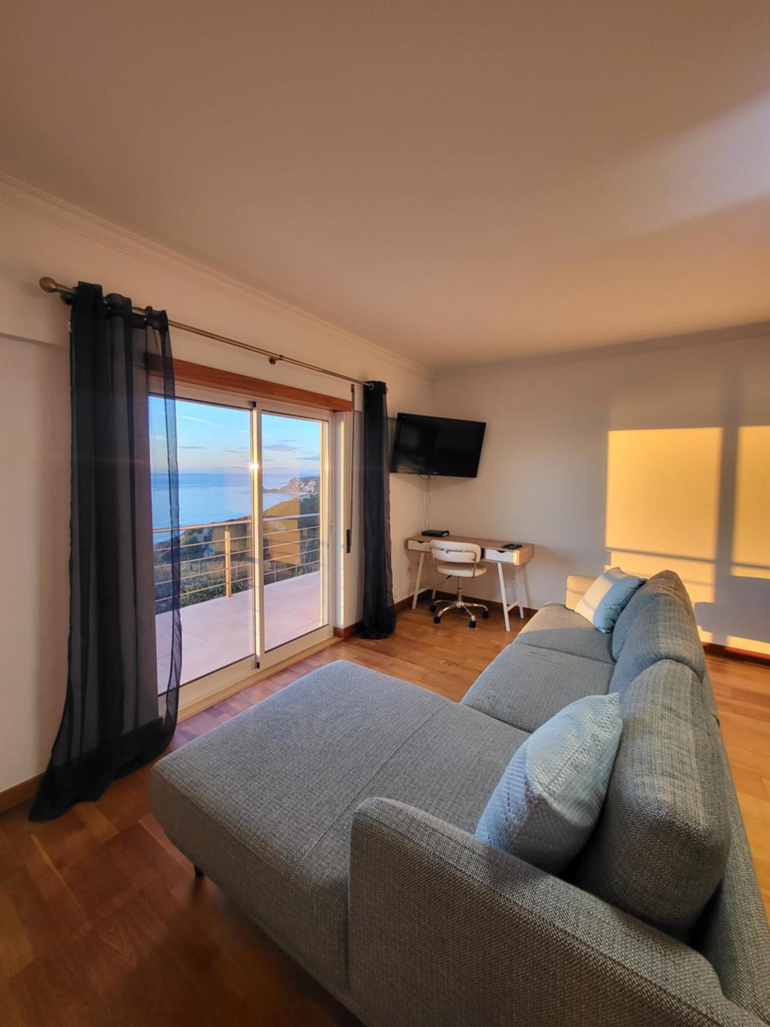 Nazare Uninterrupted Views And Sounds Of The Sea Daire Pataias Dış mekan fotoğraf